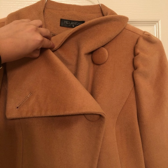 Women’s Winter Wool Wrap Coat Jacket - Picture 11 of 12